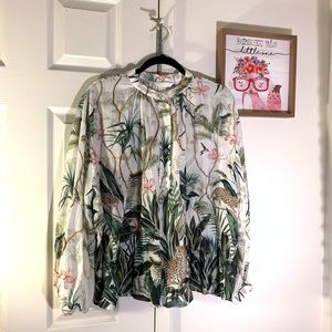 Floral Oversized Blouse 🔥